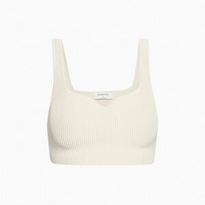 SOLD - NWOT Aritzia Babaton Sculpt Knit Notch Cropped Tank